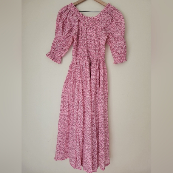 Doen Ischia Dress in Pink Hillside floral EUC - Picture 6 of 14